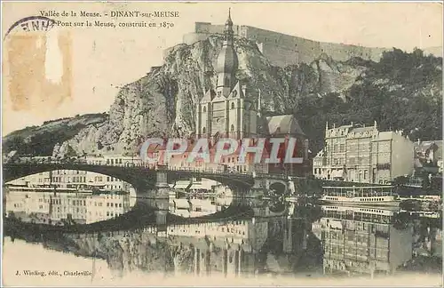 Ansichtskarte AK Vallee de la Meuse Dinant sur Meuse Pont sur la Meuse