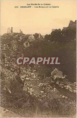 Cartes postales Crozant Les Ruines et la Cedelle