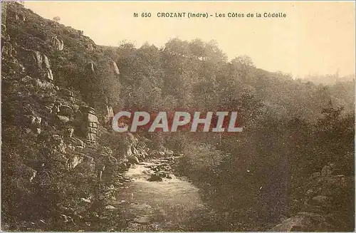 Cartes postales Crozant Indre Les Cotes de la Cedelle
