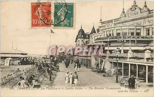 Cartes postales Trouville Les Planches et le Casino Salon