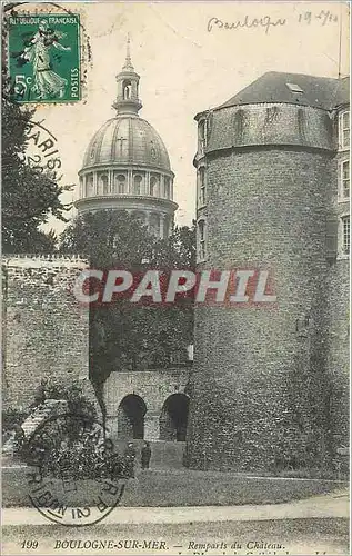 Cartes postales Boulogne sur Mer Remparts du Chateau