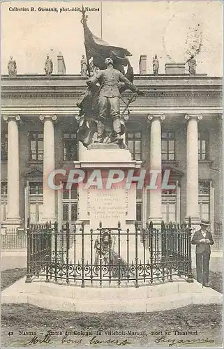Cartes postales Nantes Statue du Colonel de Villebois Mareuil