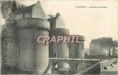 Ansichtskarte AK Nantes Entree du Chateau