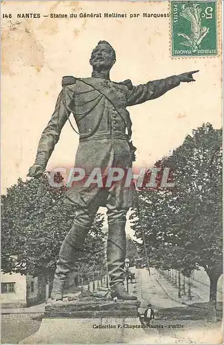 Cartes postales Nantes Statue du General Mellinet par Marquest