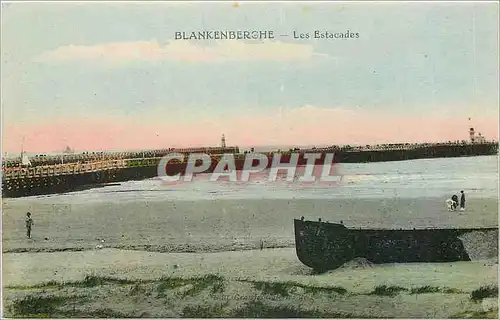 Cartes postales Blankenberghe Les Estacades