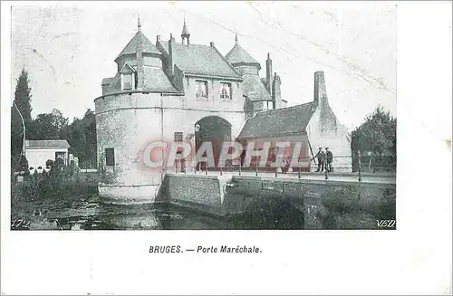 Cartes postales Bruges Porte Marechale