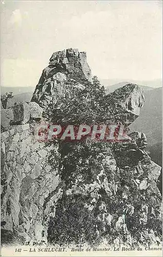 Cartes postales La Schlucht Route de Munster La Roche du Chamea