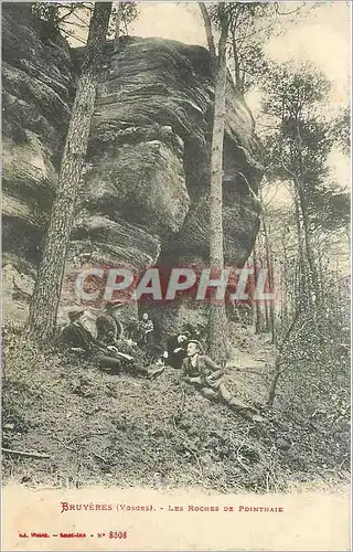 Cartes postales Bruyeres Vosges Les Roches de Ponthaie