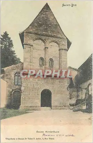Cartes postales Saint Die Eglise Notre Dame