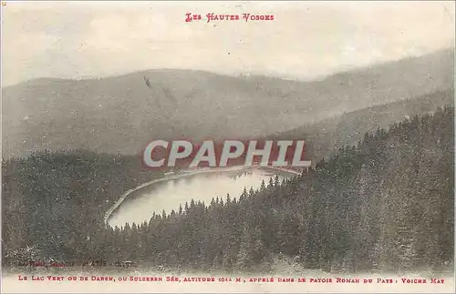 Cartes postales Les Hautes Vosges Le Lac Veert Ou De Daren