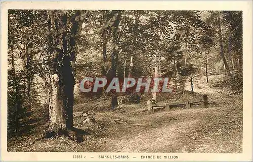 Cartes postales Bains les Bains Entree du Million