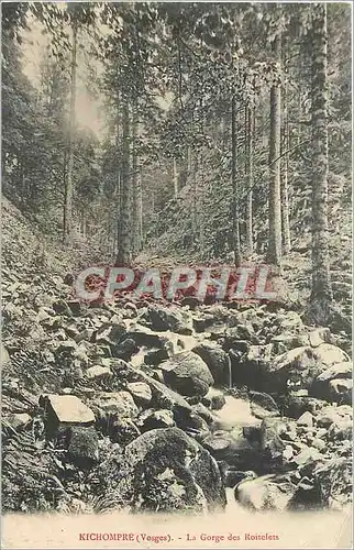 Cartes postales Kichompre Vosges La Gorge des Roitelets