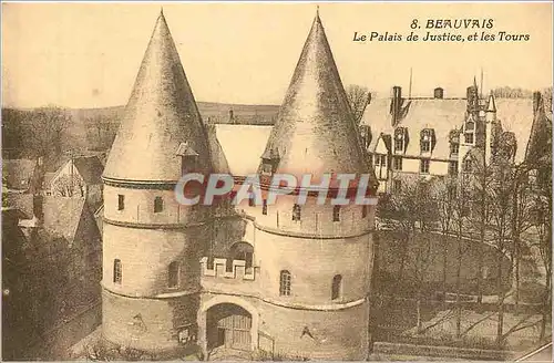 Cartes postales Beauvais Le Palais de Justice et les Tours