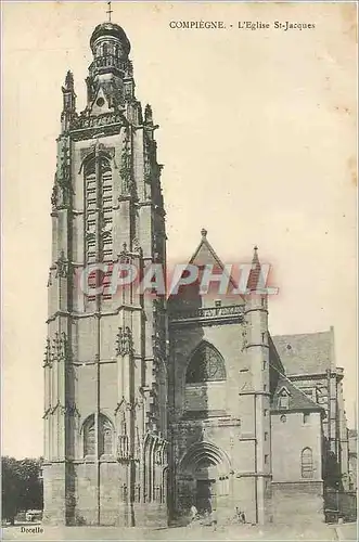 Ansichtskarte AK Compiegne L'Eglise St Jacques