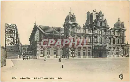 Cartes postales Calais La Gare cote sud
