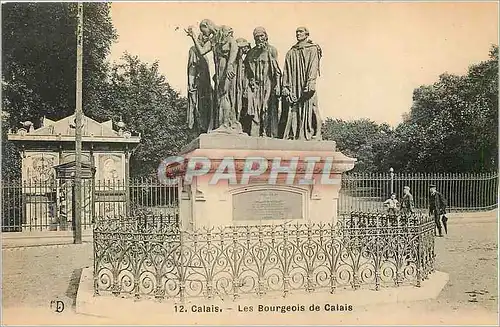 Cartes postales Calais Les Bourgeois de Calais