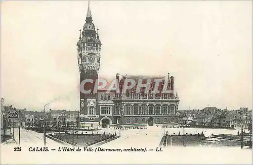 Cartes postales Calais L'Hotel de Ville