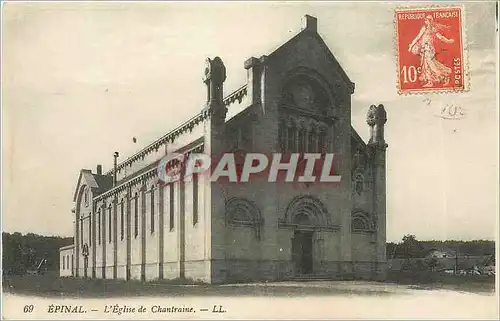 Cartes postales Epinal L'Eglise de Chantraine