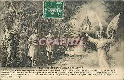 Cartes postales legendes de NOTRE DAME DES ANGES