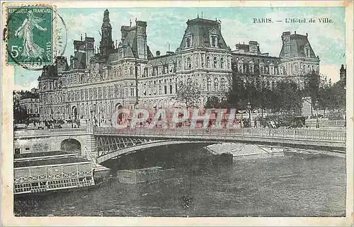 Cartes postales PARIS -l'Hotel de ville