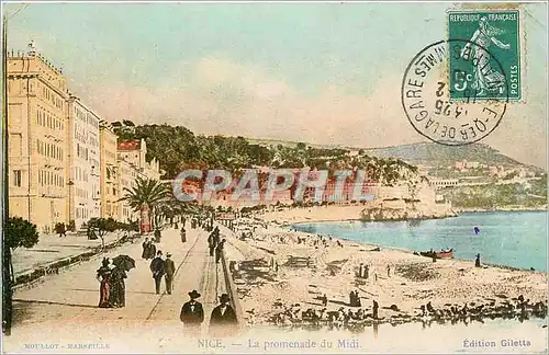 Cartes postales NICE-L a promenade du midi