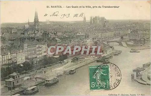 Ansichtskarte AK NANTES-Les quai et la ville  pris du transbordeur