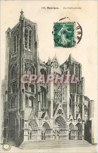 Cartes postales BOURGES-L a Cathedrale