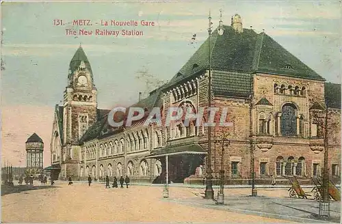 Cartes postales METZ-La nouvelle Gare