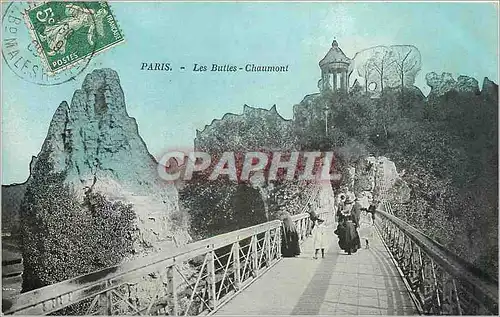 Cartes postales PARIS-Les buttes- Chaumont