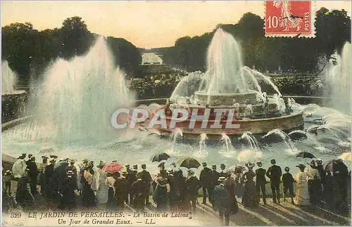 Ansichtskarte AK LE JARDIN DE VERSAILLES-Le bassin de Latone- une jour de grandes Eaux