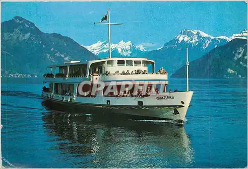 Cartes postales moderne Bateau Suisse