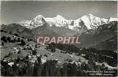 Moderne Karte BEATENBERG BEI INERLAKEN-EIGER-MUNCH-JUNGFRAU