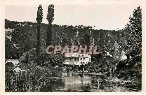 Cartes postales LES ALPES MANCELLES.SAINT LEONARD DES BOIS (Sarthe)-l Sarthe   le Chapelet du Pont neuf et Butte