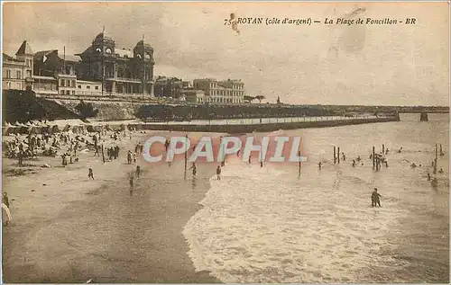 Cartes postales ROYAN (cote d'argent) -l Plge de Foncillon