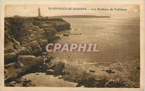 Cartes postales St GEORGES DE DIDONNE-Les rochers de Vallieres