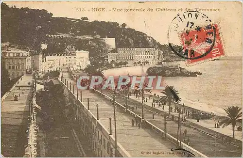 Cartes postales NICE-Vue generale du Chteau et des Terrasses