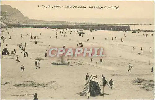 Cartes postales LE PORTEL-La plage vers l'Epi