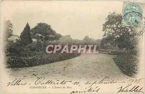 Cartes postales COMPIEGNE-L'entr�e du Parc