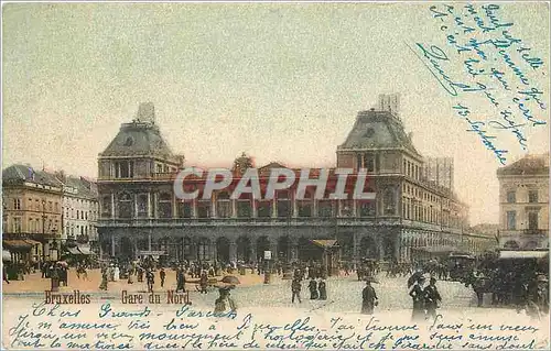 Cartes postales BRUXELLES-Gare du Nord