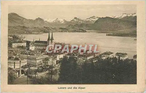 Cartes postales LUZERN&DIE Alpen