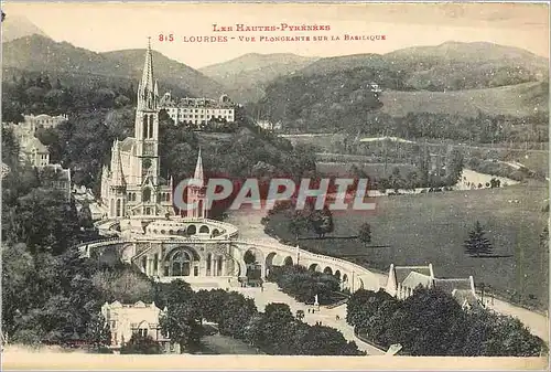 Cartes postales LES HAUTES PYRENEES-LOURDES-VUE PLONGEANTE SUR LA BABILIQUE