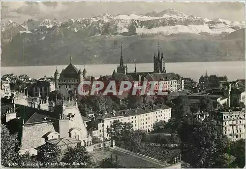 Cartes postales moderne LAUSANNE ET LES ALPES SAVALE