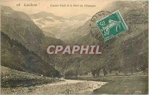 Cartes postales LUCHON-Castel-Vieil et le Port de Vensque