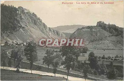 Cartes postales pontarlier-Les fort de Jeux et du Larmont