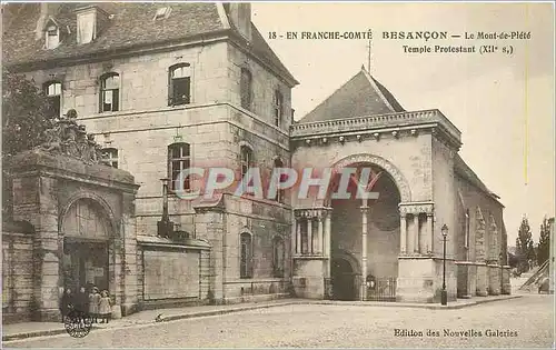Cartes postales EN FRANCHE-COMTE BESANCON-Le Mont de Plete-Temple Protestant(XII E S)