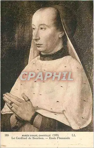 Ansichtskarte AK MUSEE CONDE CHANTILLY(109)-Le Cardinl le Bourbon-Ecole Flamande