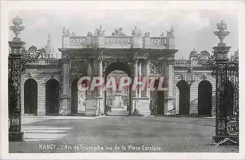 Ansichtskarte AK NANCY-l'Arc de Triomphe- vu de la place Carriere