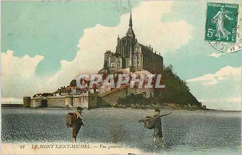 Cartes postales MONT ST MICHEL-Vue generale