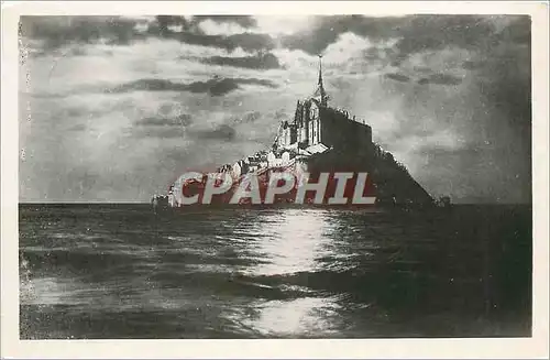 Cartes postales MONT ST MICHEL contre jour