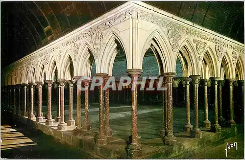 Cartes postales MONT ST MICHEL-(Mache)-le cloitre